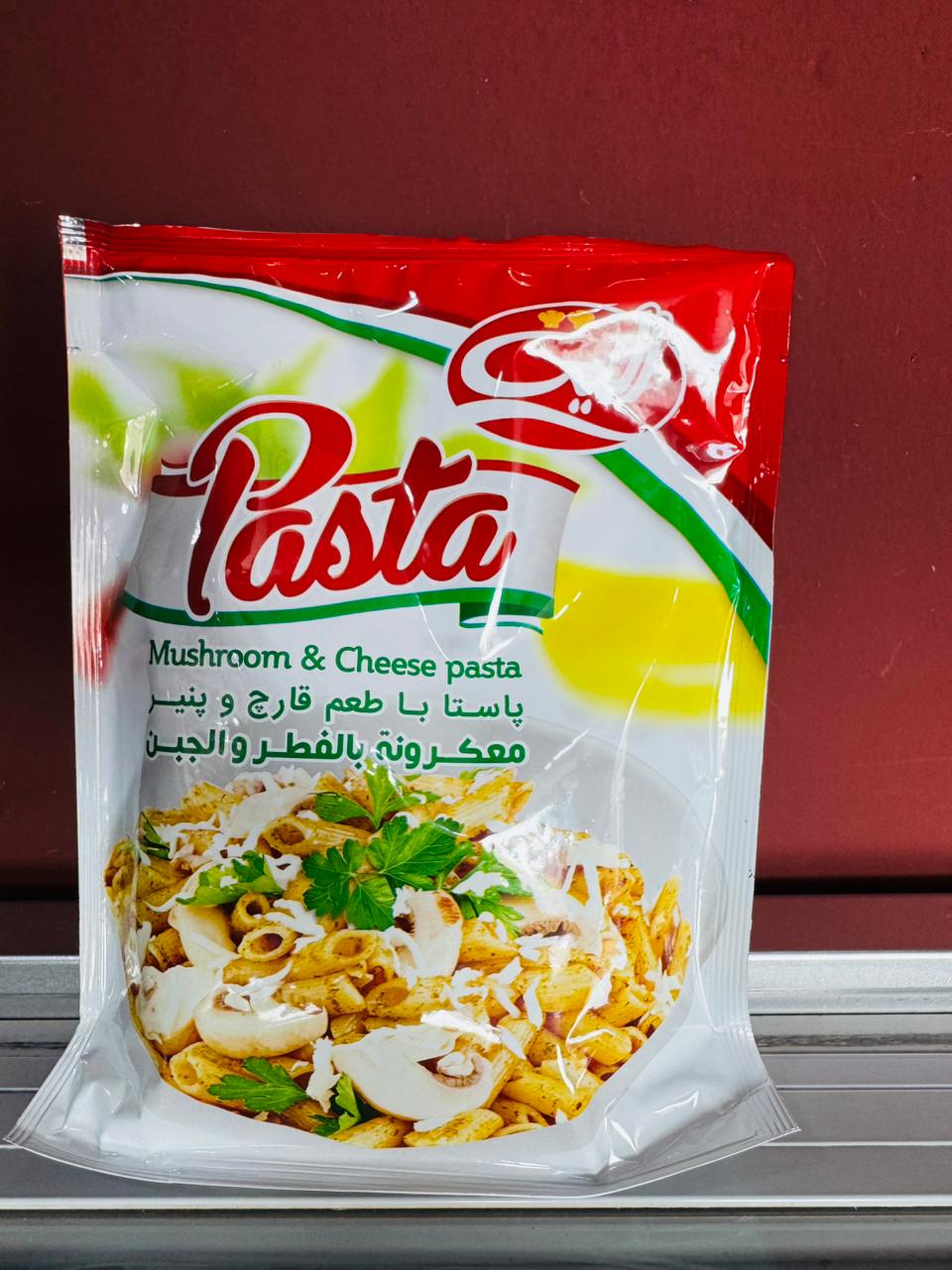 mushroom & cheese pasta